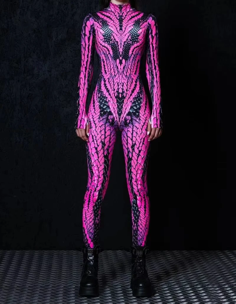 Damen Sexy Clown Strumpfhose Jumpsuit Halloween Karneval Party Bodysuits Aerial Bühnenauftritt Cosplay Kostüme Zentai Anzug 2026 – Detail 8