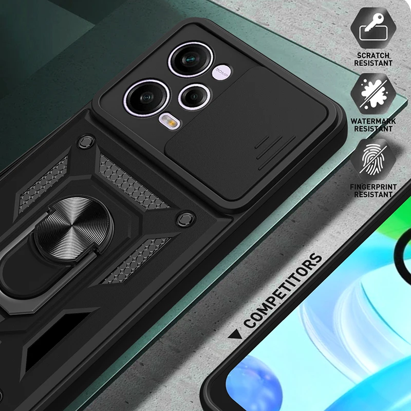 Shockproof Armor Case For Xiaomi Redmi Note8 Pro Car Holder Phone Cover For Redmi Note 8 Camera Lens Protection image 5