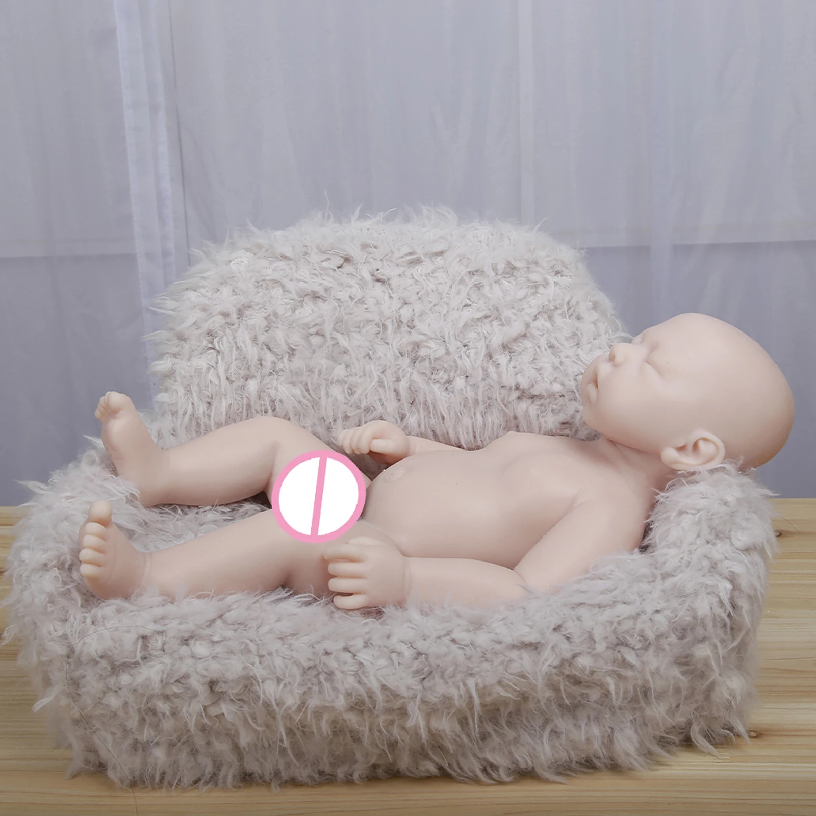 女の子のための完全なシリコーン新生児人形,生まれ変わった人形,白い卵,色なし,DIYギフト,無料の色
