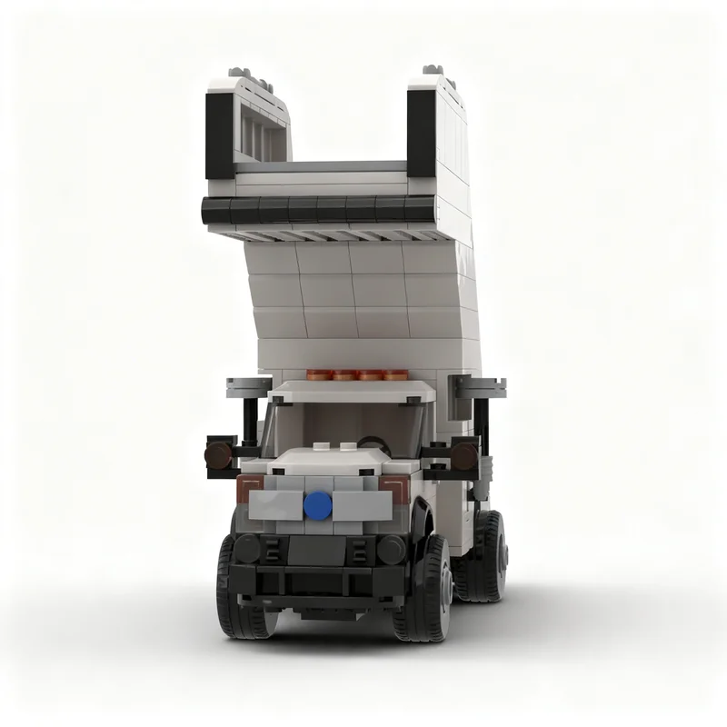 507 pièces MOC City Airport Forded F Dually Regular Cab Stairs Truck Model Building Blocks Cadeaux de Noël Jouet de construction en briques