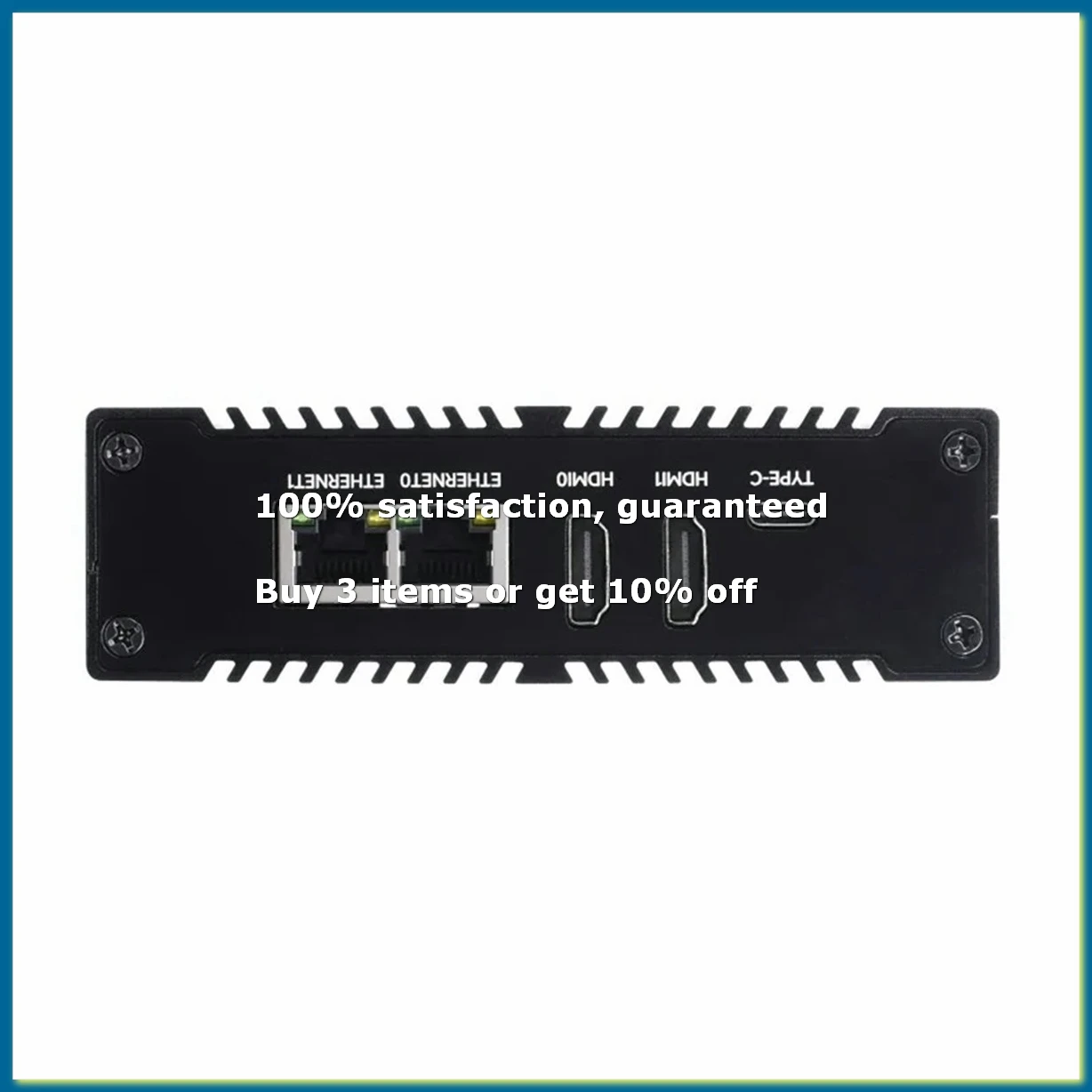 For CM4 NAS Mini Computer Multi-Functional Dual-Channel NVME Slots Supports Nano- Card/4G Module-DTB1