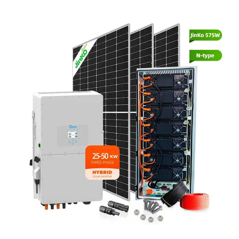 JApower solar system 10kw 20kw 30kw 50kw solar system 30kw complete photovoltaic complete system with off-grid storage