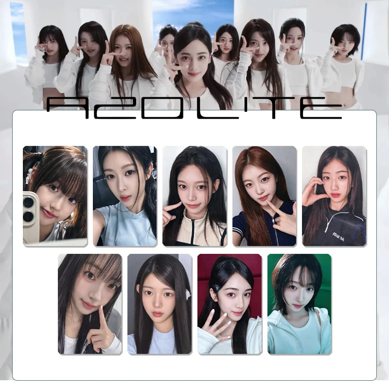 9PCS New A20 LITE NEON Photo Card Mingxin Debut Song Card Mnet LOMO Card Fan Collection Card Gift