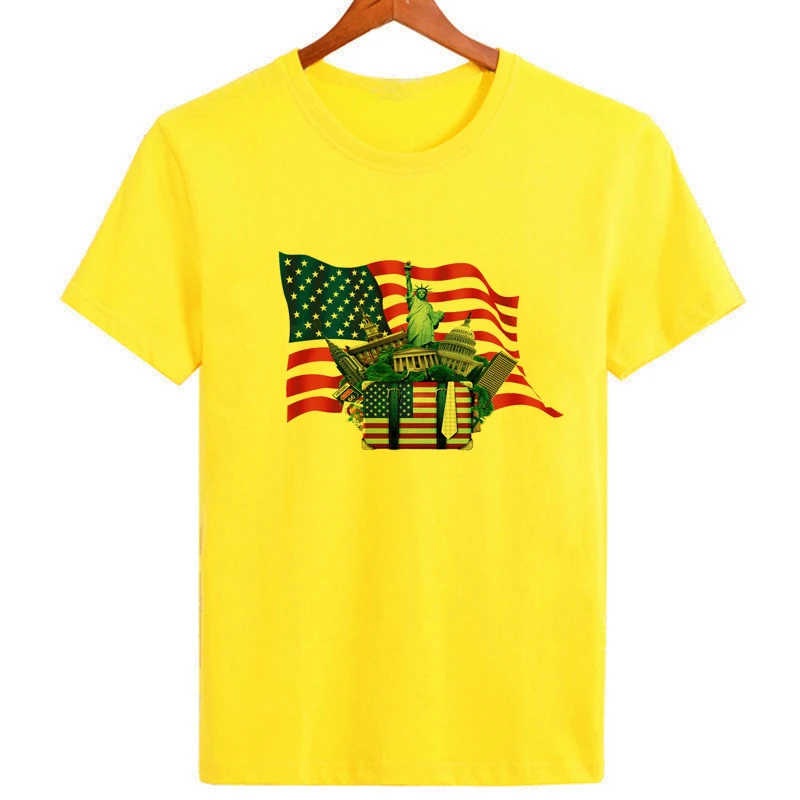 BGtomato 3D American Flag T-shirt per uomo Summer cool top camicie casual a maniche corte marca T-shirt comode di buona qualità