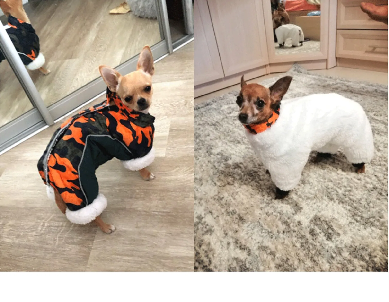 Winter Pet Dog Clothes Super Warm Jacket Thicker Cotton Coat for Small And Medium-sized Dogs Pets Cloth For French Bulldog Puppy