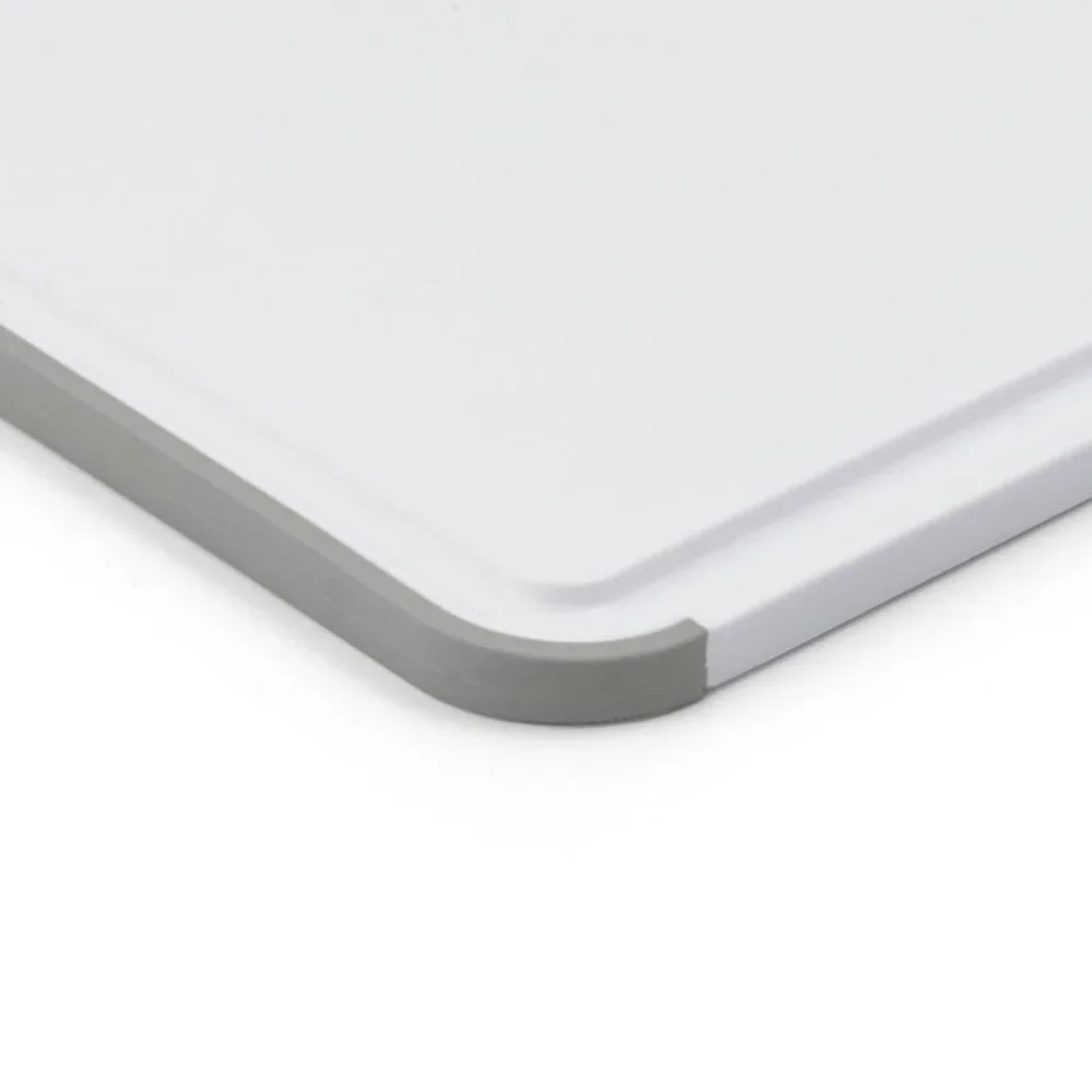 Nonabsorbent Plastic Cutting Board with Nonslip Edges Durable Poly Surface for Food Preparation