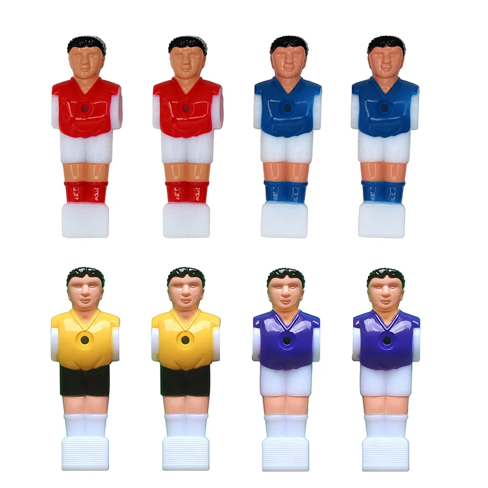 

8 Pcs Football Machine Accessories Villain Player Table Soccer Men Figurine Mini Foosball Small Man Supplies