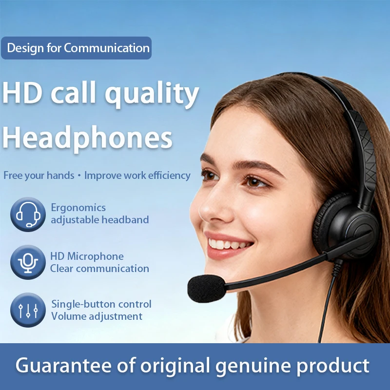 

B15 Head-worn headphones, With microphone,Call center dedicated headset with inline controls,Computer/Smart cell phone/telephone