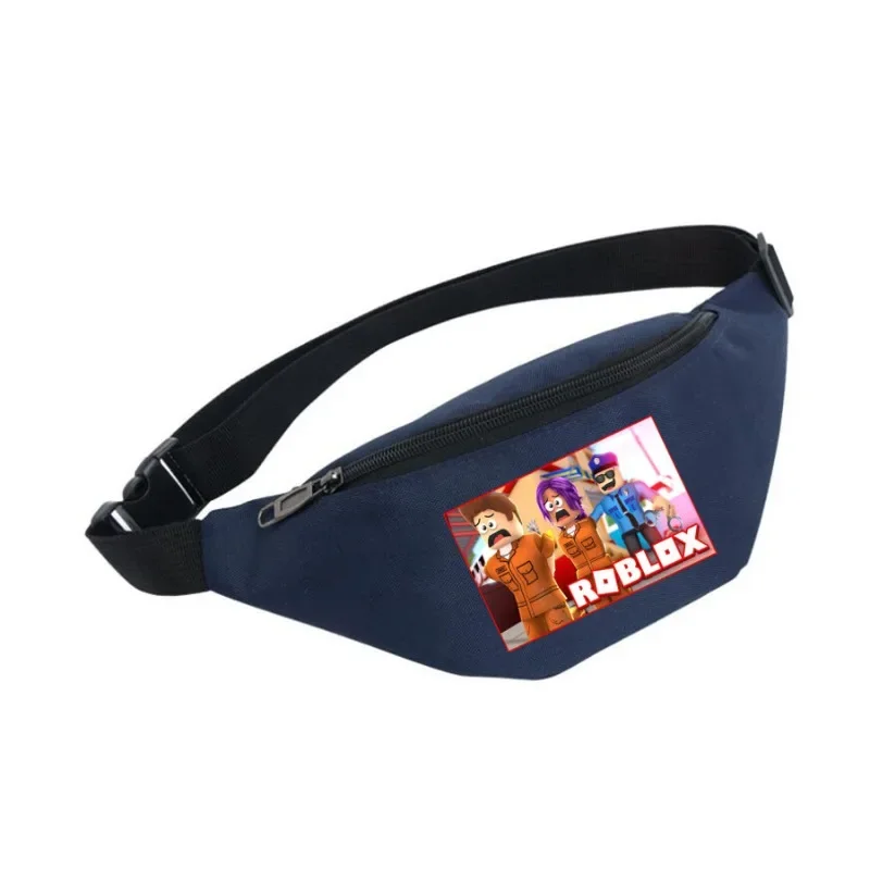 

Сумка-кроссбоди Roblox: модная сумка через плечо с принтом персонажей, нагрудная сумка, поясная сумка, простая сумка на молнии, кошелек-карман