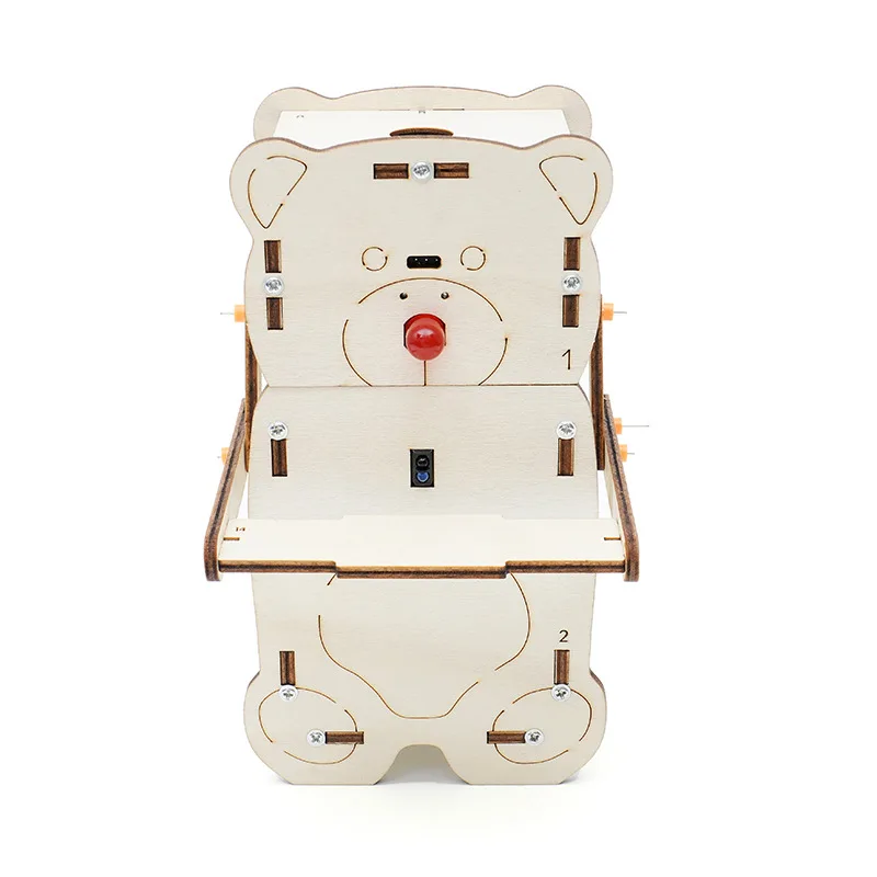 DIY Electric Pencil Sharpener Model Toys Technologia Science Experimental Tool Kit Educational Wooden Puzzle Games for Kids G282