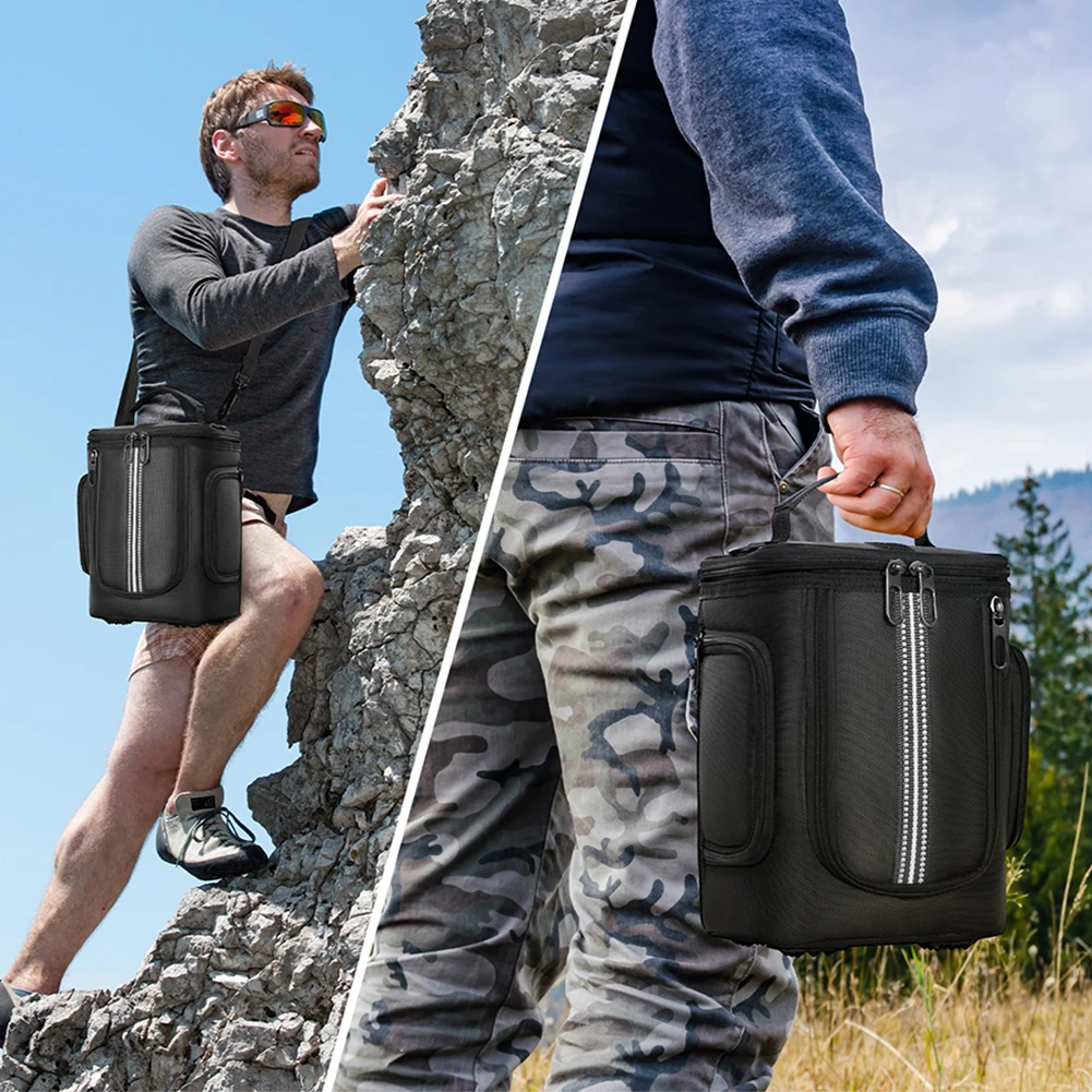Carrying Case for Anker C300/C300 DC Portable Power Station Bag Travel Storage Bag Organizer Bag with Shoulder Strap & Handle