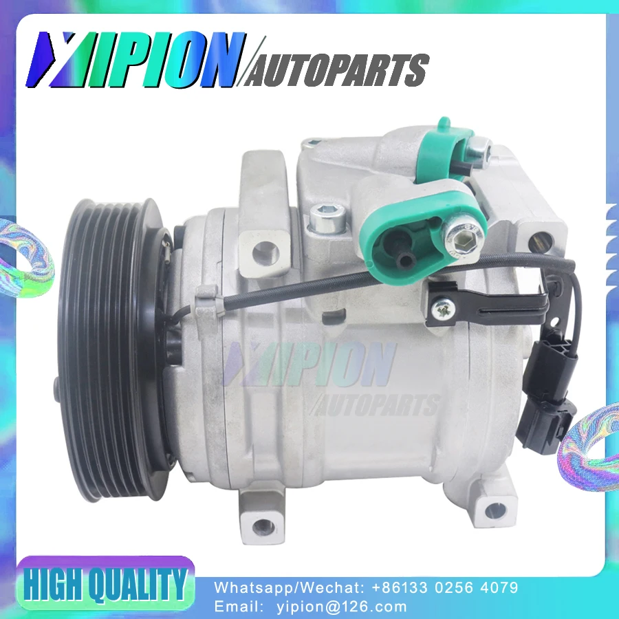 Compressor de ar AC para Hyundai i10, Kia Picanto, F500-CPAAA-02, 97701-1Y000, F500CPAAA02, 977011Y000, 6PK