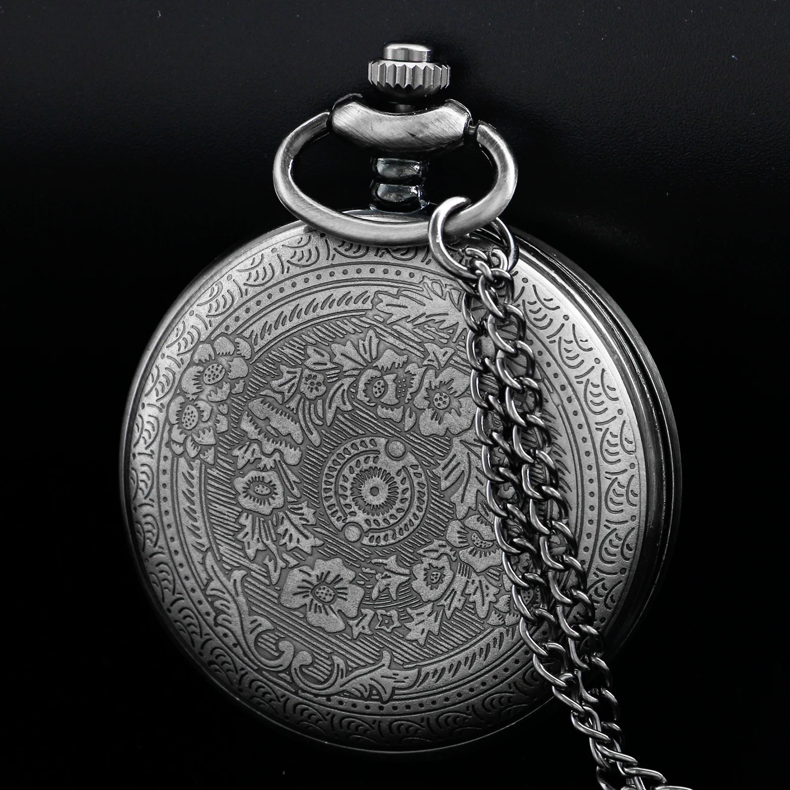 خمر لابني تصميم ساعات الجيب الكوارتز الفاخرة قلادة سلسلة ساعات الجيب الابن هدية عيد ميلاد عيد الميلاد ساعة الجيب