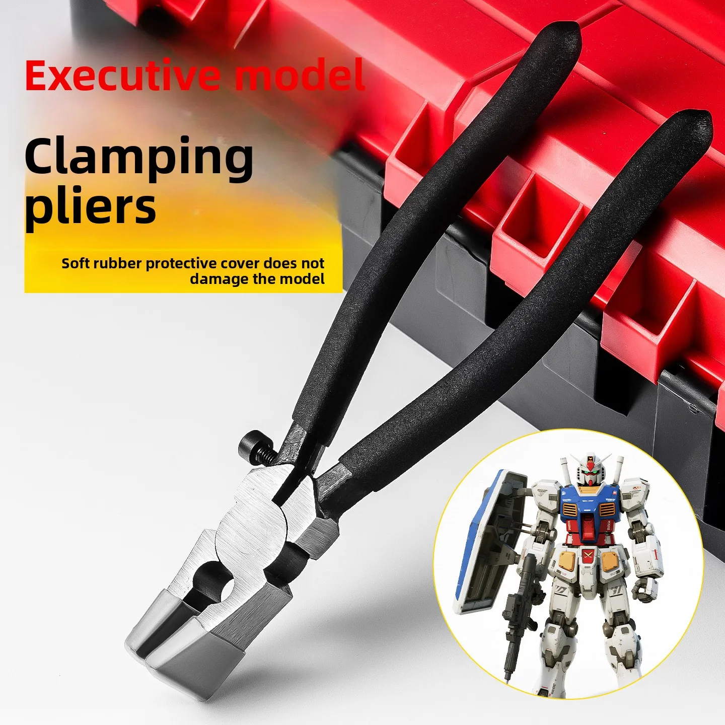 New Taipan 8-Inch Glass Pliers - Chrome Vanadium Steel Labor-Saving Clamping & Breaking Pliers with Rubber Sleeve