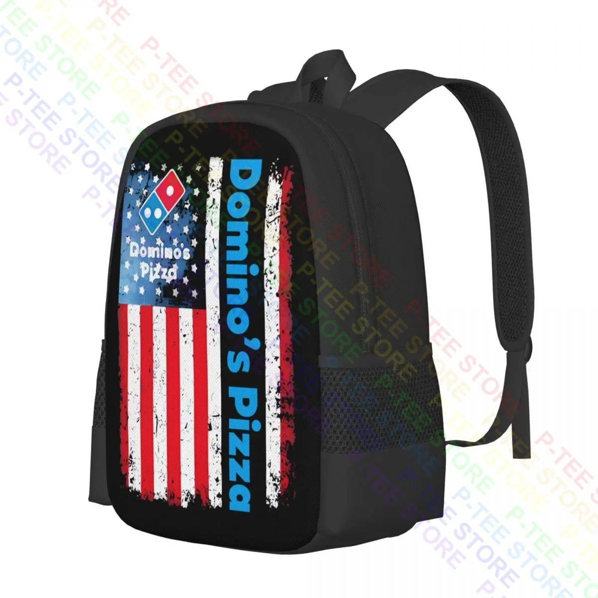 Domino’S Pizza American FlagBackpack Large Capacity Backpack Eco Friendly