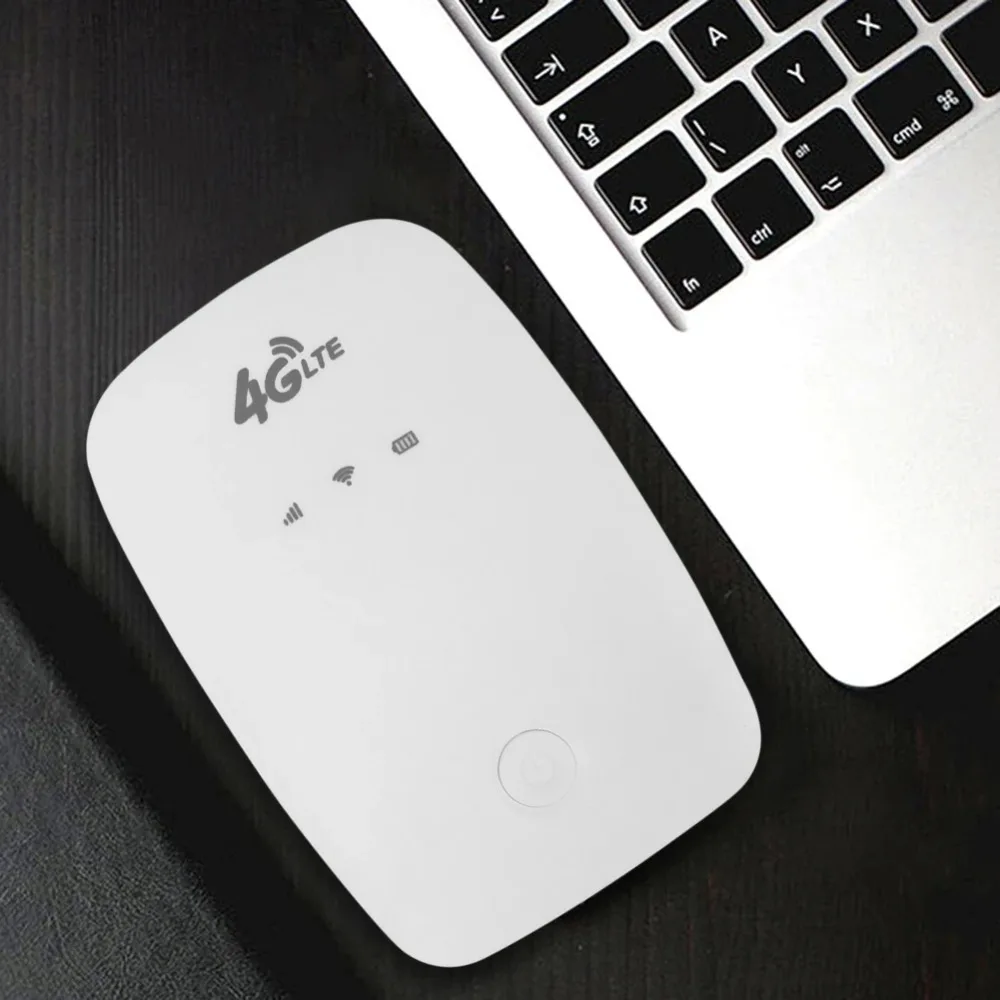 

4G LTE Pocket Mobile Hotspot 150Mbps Portable MiFi WiFi Router Modem with SIM Card Slot 10 Devices Access for Home Office Car
