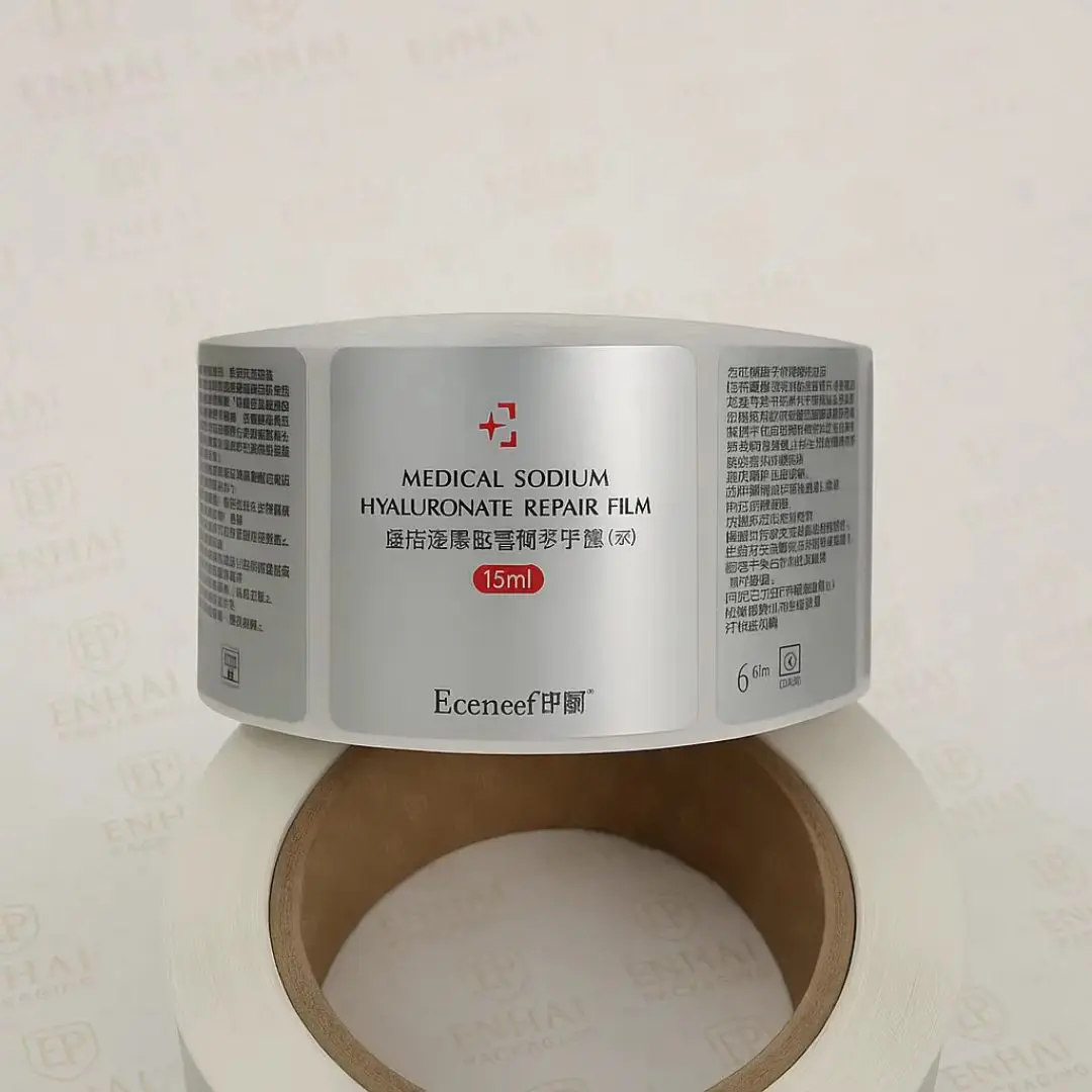 

Custom matte silver waterproof self-adhesive labels/stickers, suitable for use in candle making and picture framing, etc.