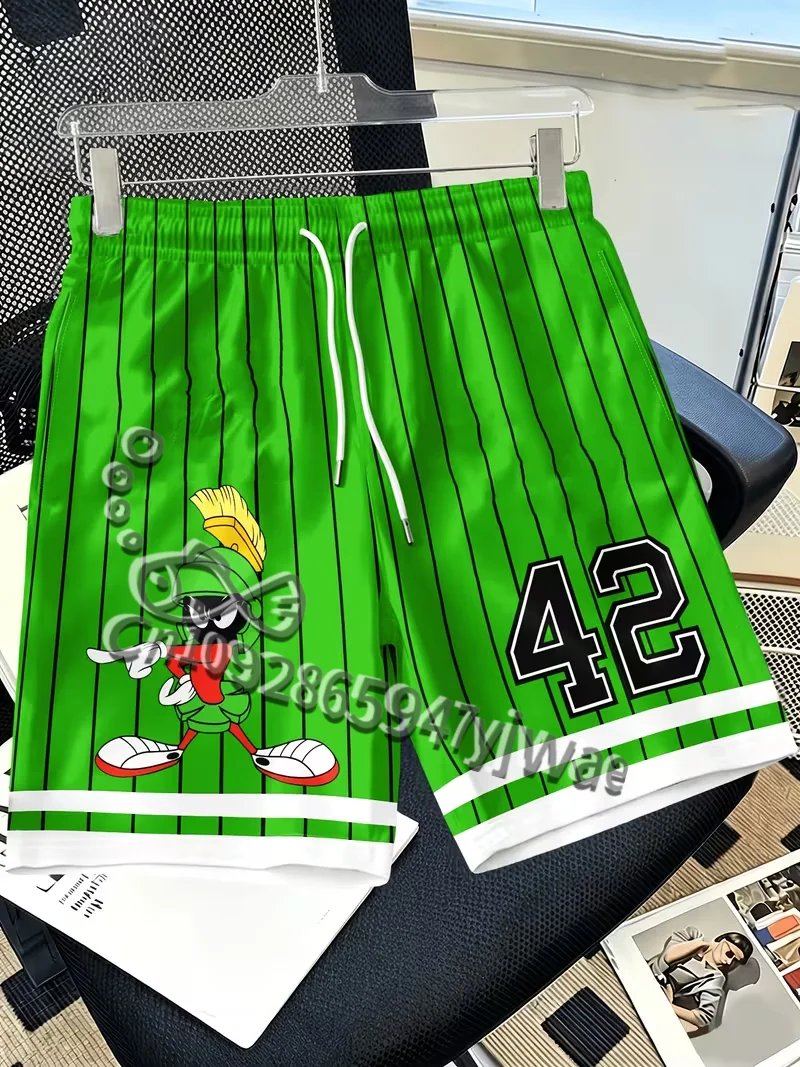 Men's Women's Holiday Summer Vacation Hawaiian Shorts Cartoon Print Shorts 3D Print Quick-Dry Beachwear Shorts