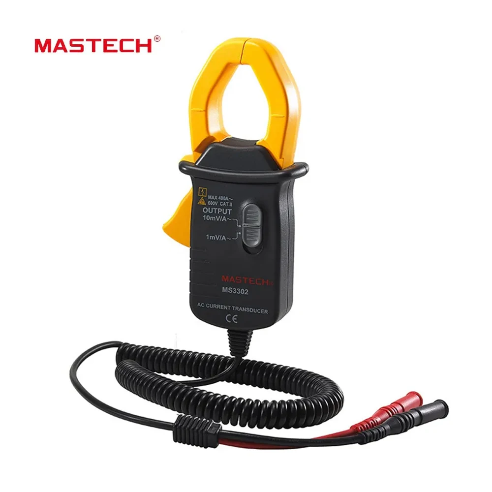 mastech digital multimetro clamp medidor transdutor true rms corrente ac clamp converter ms3302 01a a 400a 01