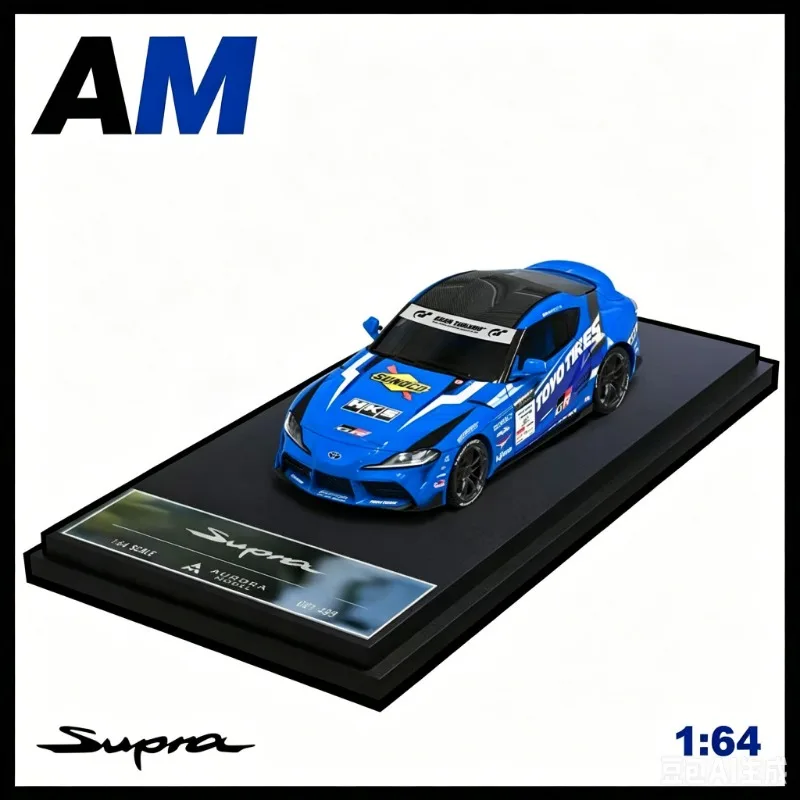 

AM1:64 Toyota Supra A90 Bull Demon King Modified Alloy Car Model Male Gift Birthday Gift Desktop Ornament.