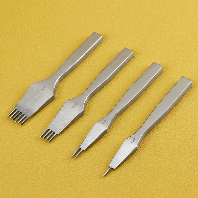 Diamond Cutting DIY Handmade Mold Polishing French Oblique Chisel Carving Leather Craft Stamping Tool
