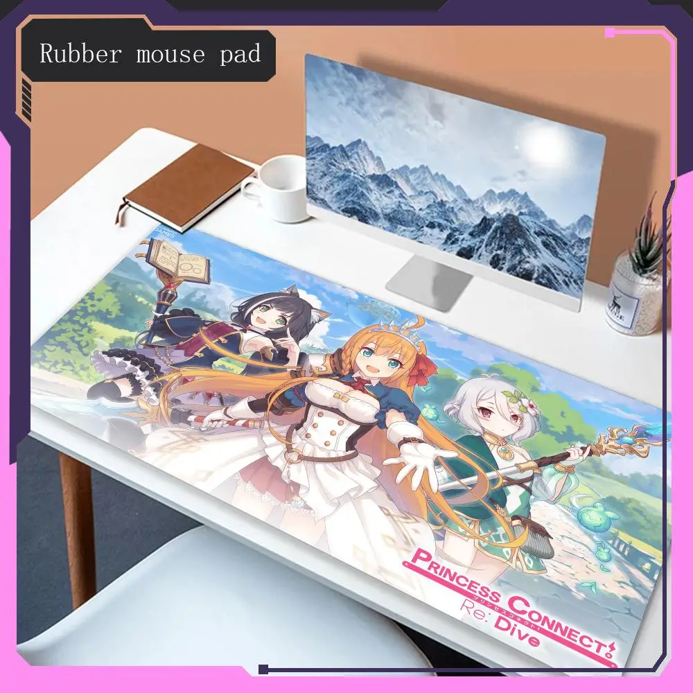 Hot selling Princess Connect Re：Dive Mouse Pad Animation mouse pad game accessories desktop mouse pad laptop game mouse pad