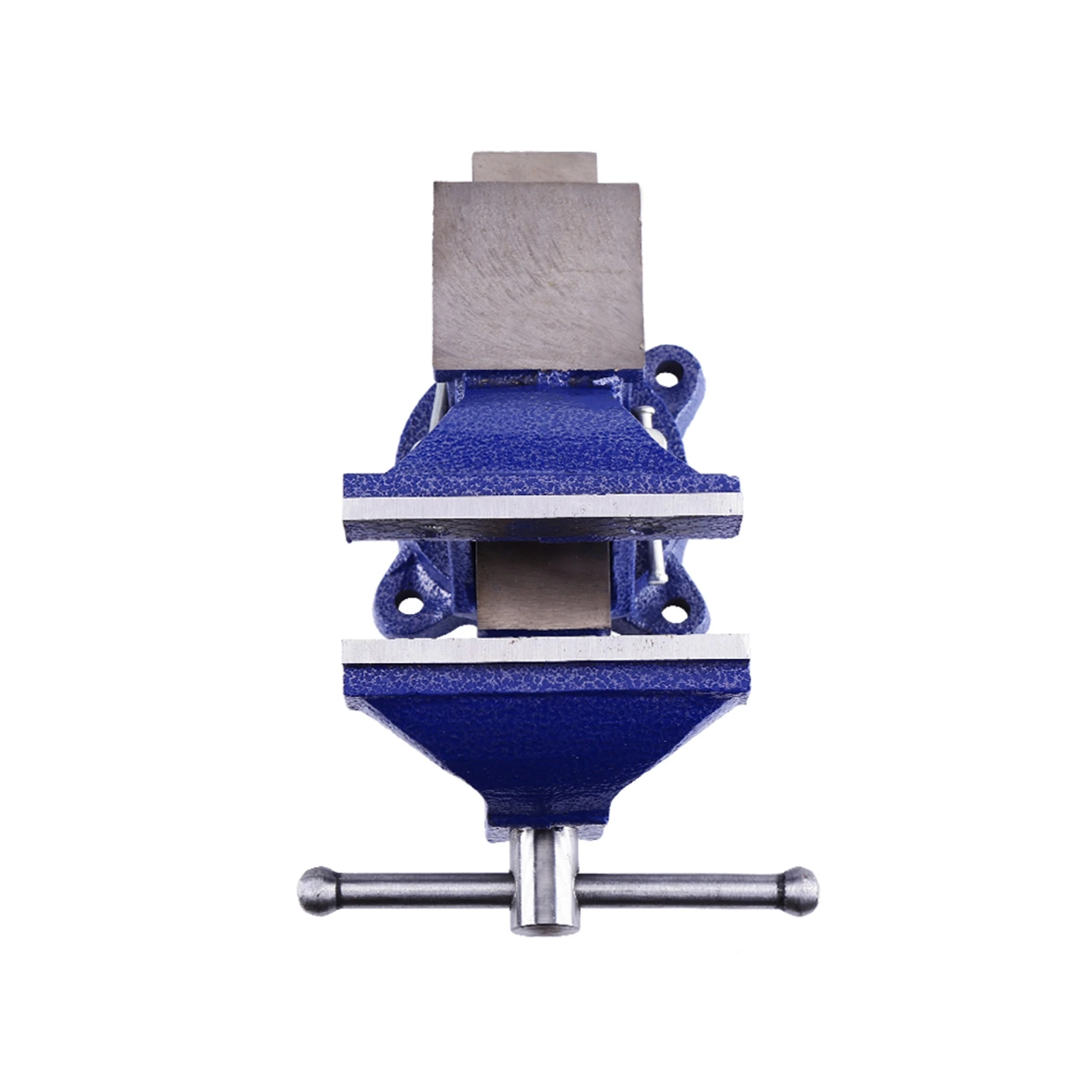 1Pcs Heavy Duty Bench Vise Multi Purpose Swivel Base Bench Vise Diamond-Shape Grooves Vise Garage Workshop Tools