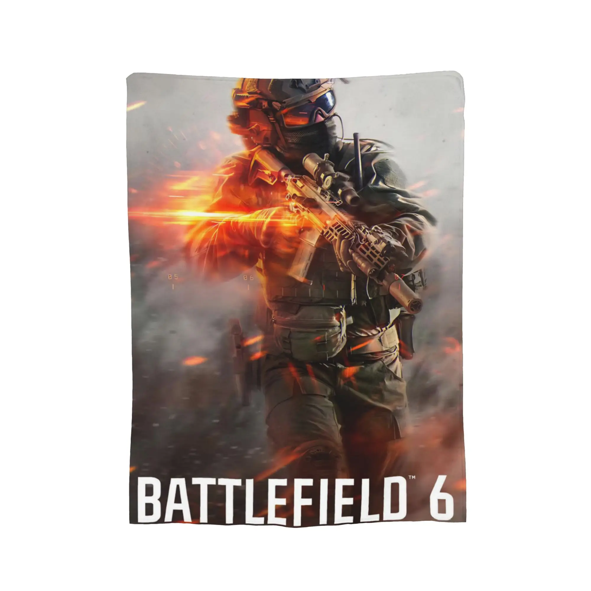 Battlefield 6 Funny Games Blanket Multi-size Super Soft Cozy  Throw Blankets for Sofa Couch and Bed