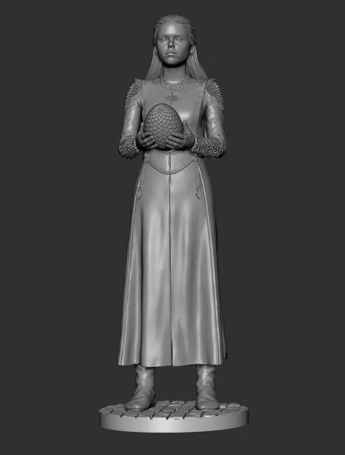 1/24 75mm 1/18 100mm Resin Model Game Thrones  Figurine Sculpture Unpainted No Color RW-930