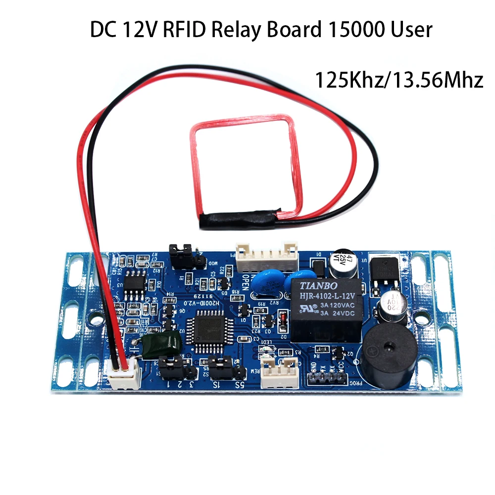Proximity Access Control RFID Board 125Khz/13.56Mhz 15000 User Building Intercom Module For Embedded Security Access Control