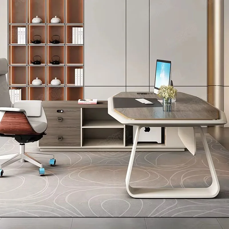 Modern Office Computer Table Base Storage Writing Executive Computer Desks Nordic Tavolino Unique Furniture Backyard Furniture