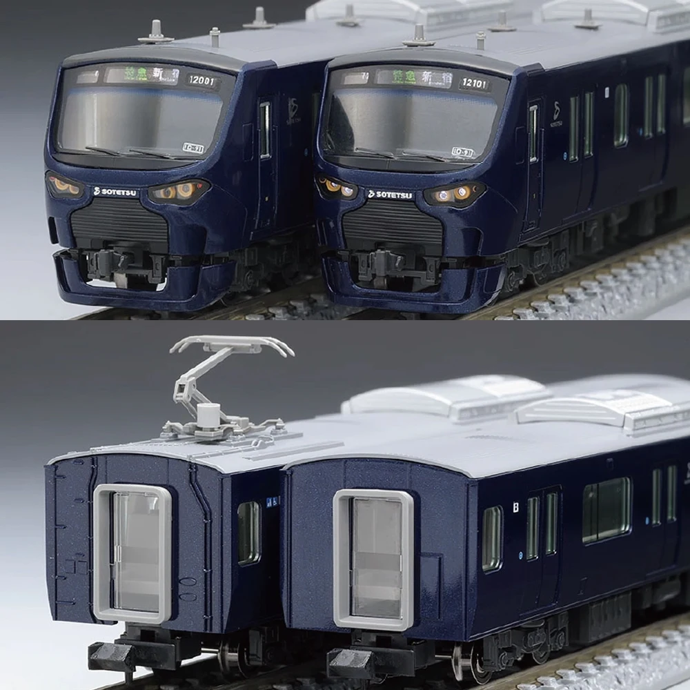 TOMIX N type 1/160 Scale Model Train 12000 Series Electric Locomotives 98357+98358 10-carriage Train Set Adult Toy Gifts