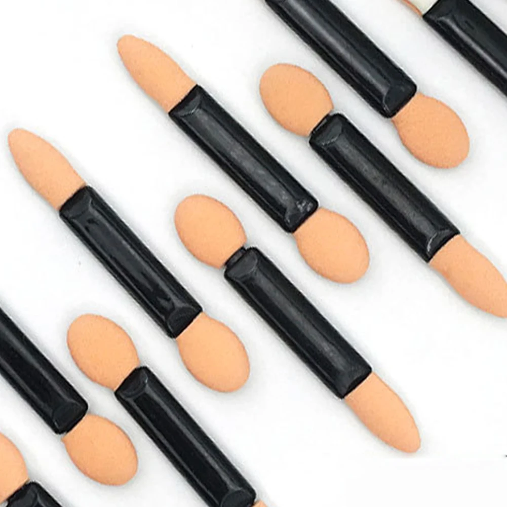 فرش ظلال عيون برأسين، رأس إسفنجي لظلال العيون، أدوات مكياج، مستلزمات مكياج التجميل، هدايا للفتيات