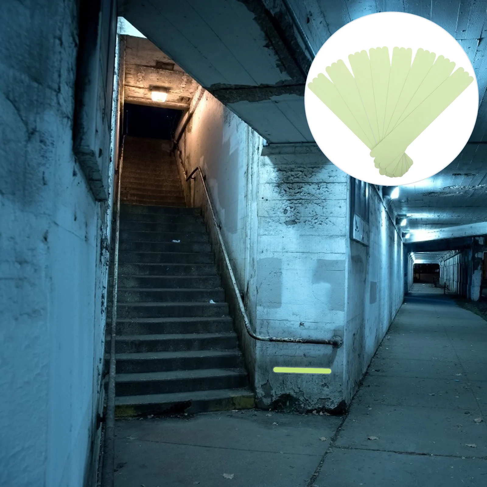 24 قطعة ملصقات مضادة للانزلاق شرائط أمان عاكسة للسلالم حوض استحمام للاستخدام في الحمام بركة شريط مضاد للانزلاق ملصق مانع للانزلاق #1