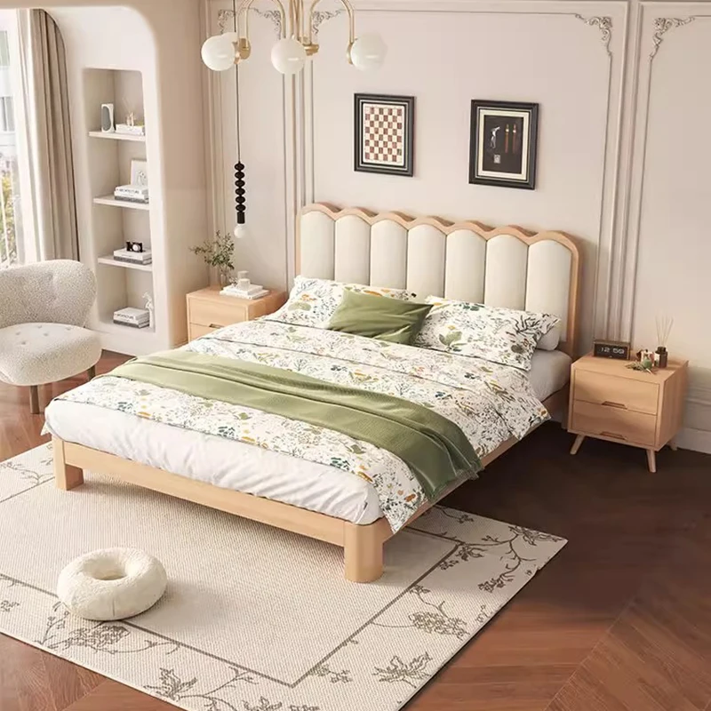 Modern King Size Bed Children Double Sofa Headboards Bed   Space Saving Storage Muebles Lounge Suite Furniture