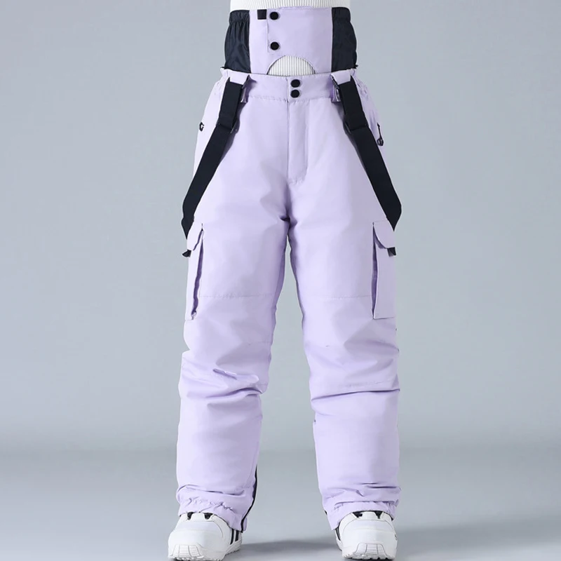 Adulto, uomo e donna, pantaloni da neve con protezione in vita, pantaloni da snowboard, abbigliamento da sci, pantaloni da tuta da sci, pantaloni da snowboard