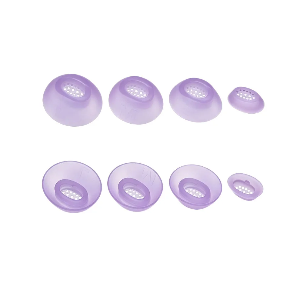 8Pcs Replacement Silicone Eartips for JBL Tune Flex 2 TWS Earphones, Soft Comfort Earbud Tips Noise Isolation Earplugs