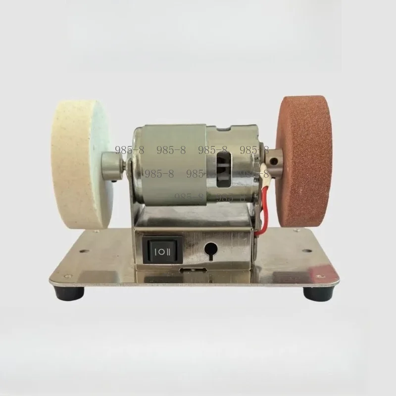 Desktop Electric Derusting Grinding Speed Mill with 775 Motor, Household Small Grinder for Knife Sharpening and Polishing