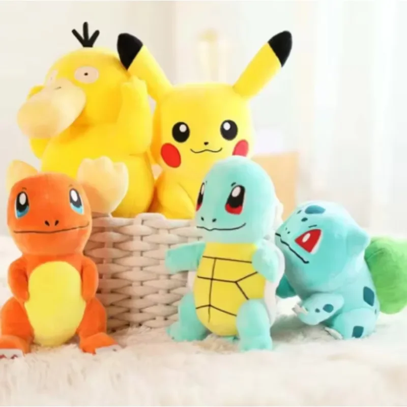 

2026 Pokemon Plush Pikachu Kawaii Anime Pokémon Pichu Short Stuffed Toys Cute Cartoon TOMY Pokmon Birthday Gift