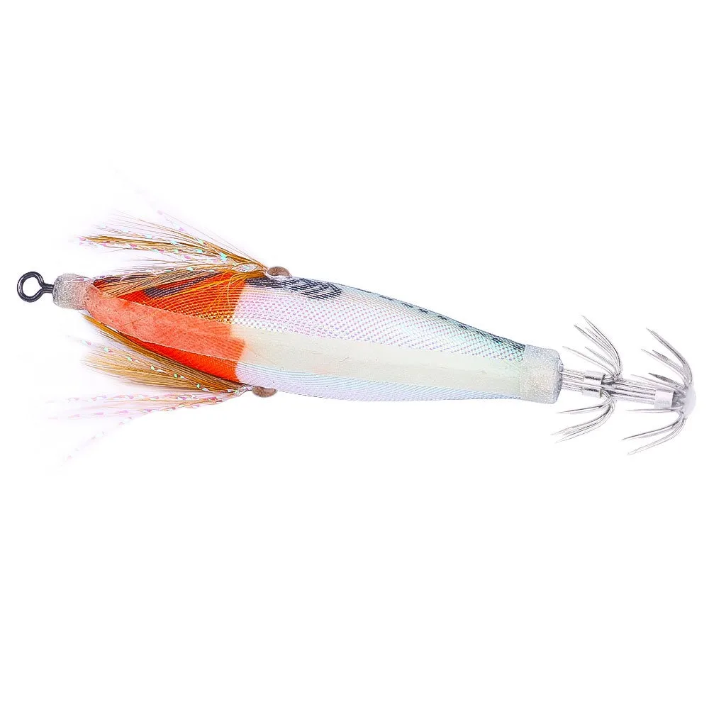 BRAVMACK Slow Sinking UV Luminous Shrimp Squid Jig 1Pcs Balanced Coated Artificial Lures For Octopus Cuttlefish Saltwater view 4