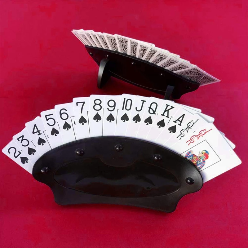 Lazy Poker Cards Stand Holders Base Playing Cards Support Poker Clip Organizes Hands For Easy Play Board Game Gifts