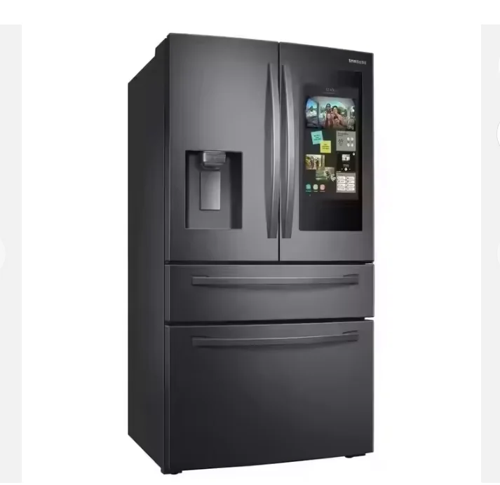 Original  Smart New 28 cu ft 4-Door French Door Refrigerators with Touch Screen in Stainless Steel