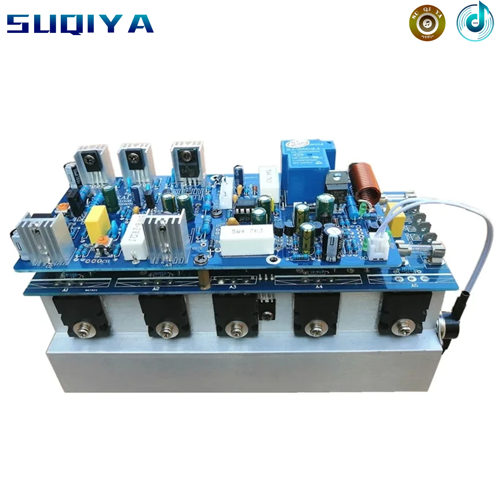 

Mono 500W high power 10 PCS TTA1943 TTC5200 audio tube home Fever HIFI audio amplifier board with radiator