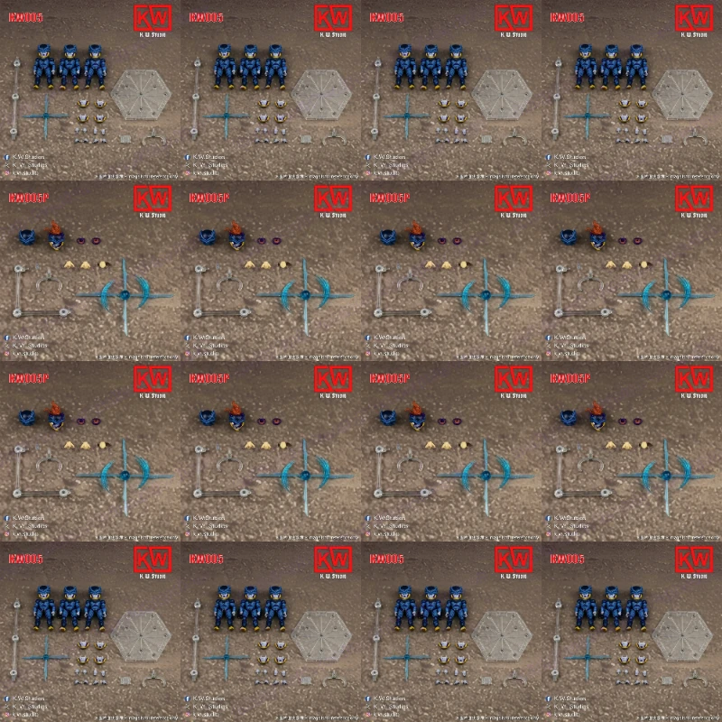 بقعة السلع 2025 جديد كيلوواط ستوديو KW005 KW005P SHF صغيرة الوحش الملحقات حزمة أنيمي عمل نموذج لجسم اللعب #1