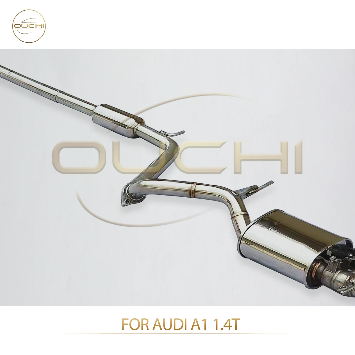 

Ouchi Stainless Steel Car Exhaust System Catback For Audi A1 1.4T With Valve High Performance Upgrade Automotive Accessory