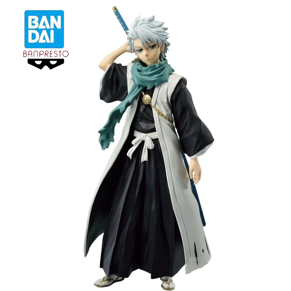 

Фигурка аниме Toushiro Hitsugaya оригинальная, 13 см, отбеливающая фигурка из ПВХ, Коллекционная модель, кукла, игрушки для подарка на день рождения