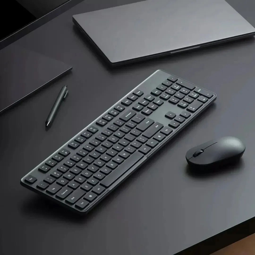 Original Xiaomi Wireless Keyboard and Mouse Set 2 USB-A Interface 104 Keys 2.4GHz Wireless Connection Fn Shortcut Keys Office