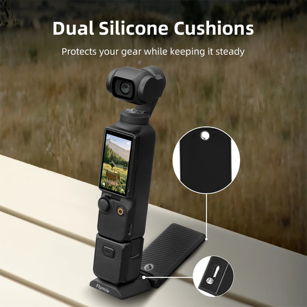

Magnetic Mount Adjustable Bracket Base Fold Lightweight Bracket Expansion Adapter for DJI Osmo Pocket 3 for ACTION 5/X4