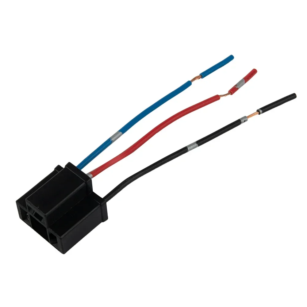 Useful Socket Part 12/24V 2 X 2pcs 3 Pin Accessories Connector H4 Headlight Plug Repair Bulb Holder Replacement