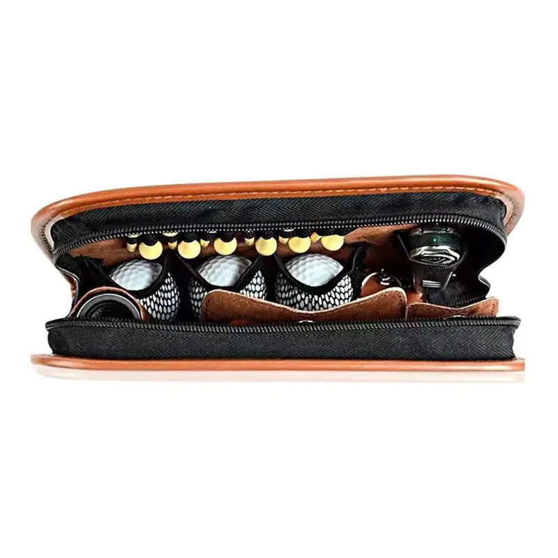 Golf Ball Bag Pouch Waterproof Golf Glove Holder Case Golf Co. Caddie Case Caddy Women Men Cart Travel Holder Golf Accessories